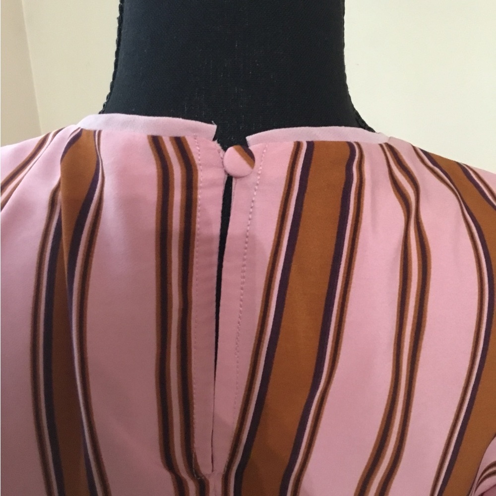 Gianni Bini Women’s Long Sleeve Vertical Stripe Wrap Dress Size M EUC - Picture 4 of 8